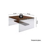 Hanah Home Mesa de Centro S100 en Nogal